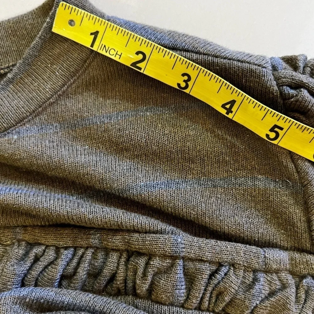 Unbranded Top T-Shirt Neck Short Sleeve Top  Green Check Measurements For Size‎